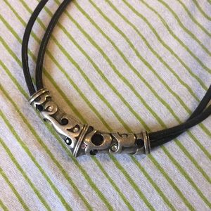 Leather Choker Necklace